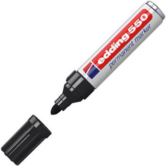 Edding Edding 550 permanent marker Zwart (3-4 mm Rond)