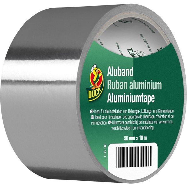 Ruban adhésif aluminium largeur 50mm longueur 10 mètres - Discount