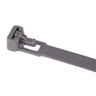 TD47 Products® TD47 Reclosable Cable Ties 7.6 x 100 mm Grey