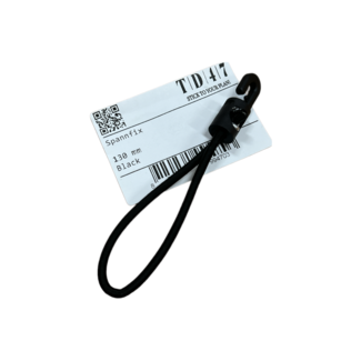 TD47 Products® TD47 SPANNFIX Gummiband 13cm Schwarz