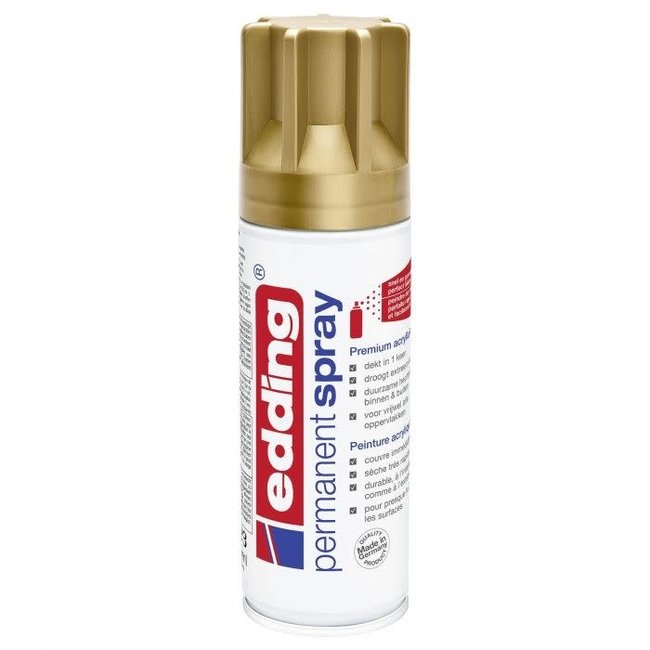 Edding 5200 Permanent Spray 200ml Gold (Matt)