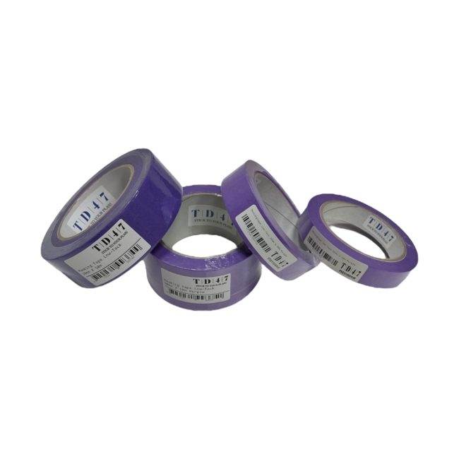 TD47 Masking Tape Low-Tack 25mm x 50m Purple