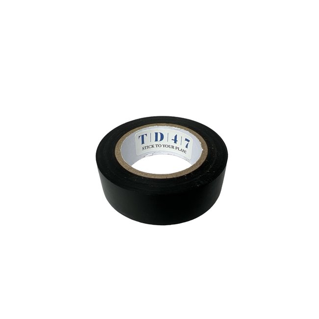 TD47 Professional PVC Insulating Tape 19mm x 10m Black