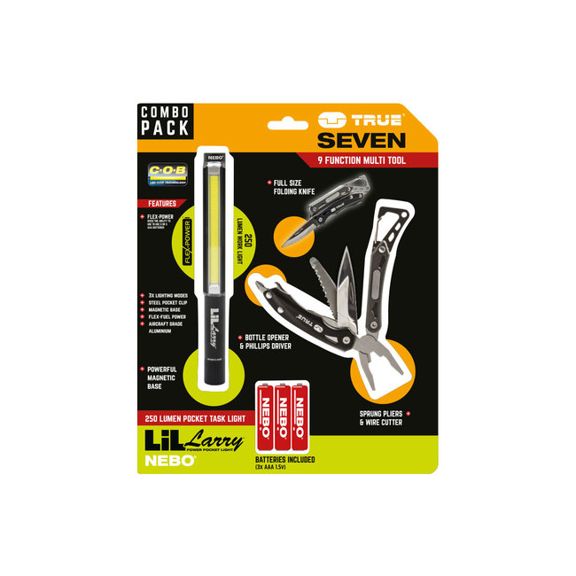 Nebo Little Larry & True Seven Combo Pack