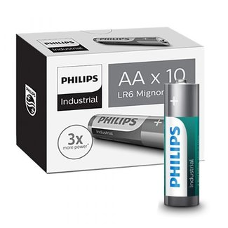 Philips Industrial Philips Industrial AA batterij 1.5V (10 st.)