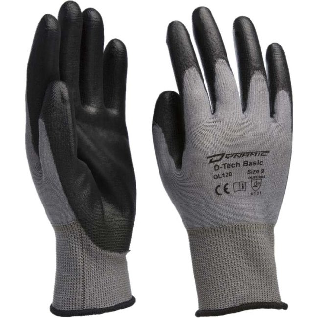 Glimmend markering Helder op ESE D-Tech GL120 handschoenen - Maat 8 (M) - Tape-Deal.com