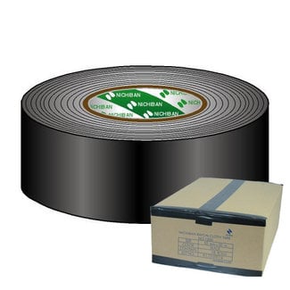 Nichiban Nichiban Gaffa Tape 50mm x 50m Zwart (Doos 18 Rol)