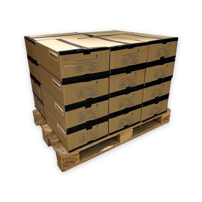 Nichiban Gaffa Tape 50mm x 50m Black (Pallet 360 Roll)