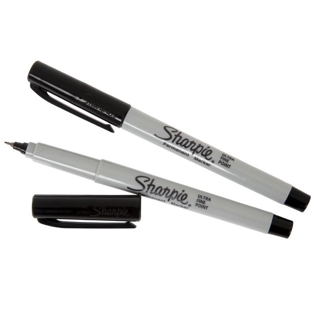 Sharpie Ultra Fine Point Permanent Marker 0,5 mm Schwarz - (Satz 2)