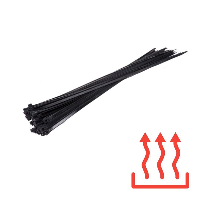 TD47 Liant câble résistant à la chaleur 3.6 x 300 mm