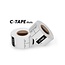 C-Tape Camera Labels 25mm Wit (ca.80st.)