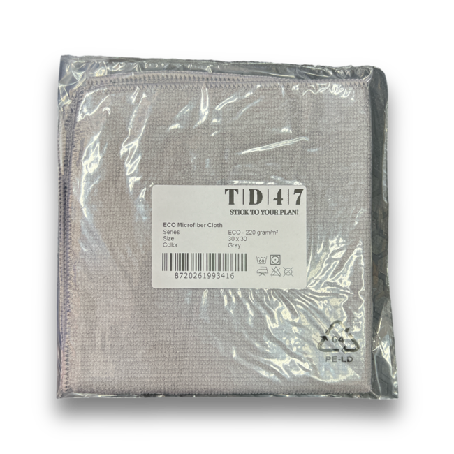 TD47 ECO Microfibre cloth Grey