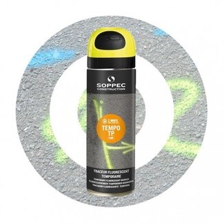 SOPPEC SOPPEC Tempo TP Tijdelijke Markeer Spray 500ml - Fluor Geel