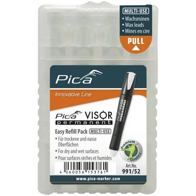 Pica VISOR 991/52 Multi-Use Navulling - Wit