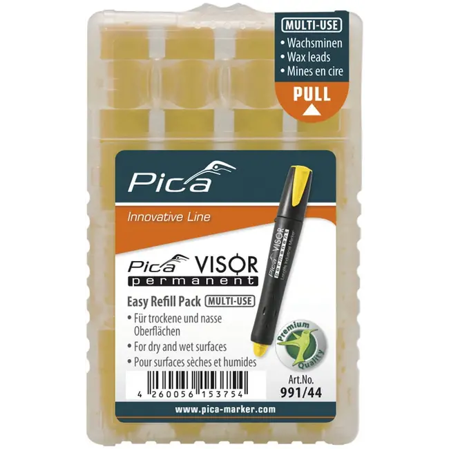 Pica VISOR 991/44 Multi-Use Navulling - Geel