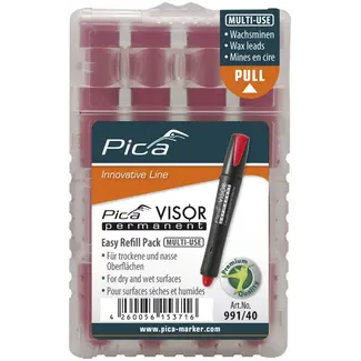 Pica® Marker Pica VISOR 991/40 Multi-Use Recharge - Rouge