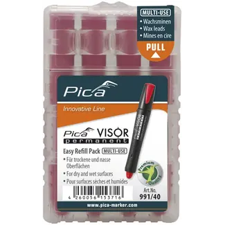 Pica® Marker Pica VISOR 991/40 Multi-Use Refill - Red