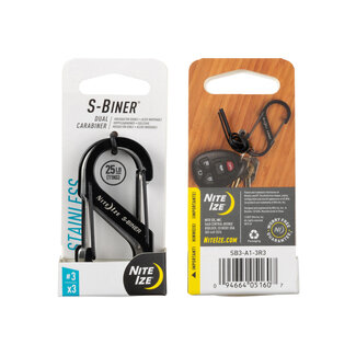 Nite Ize® Nite Ize S-BINER Karabiner 3-Pack Asorti #3