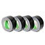 Nichiban Gaffa Tape 50mm x 25m Black - 4 rolls