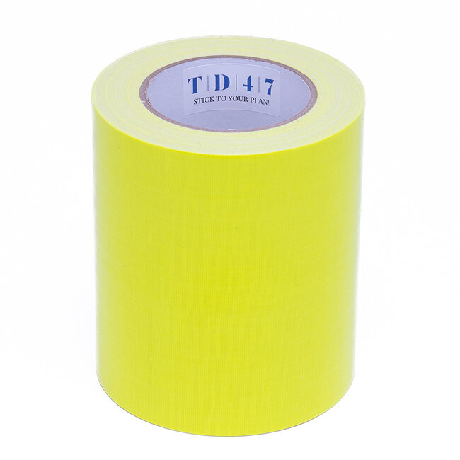 TD47 Gaffa Tape 150mm x 25m Fluor Gelb
