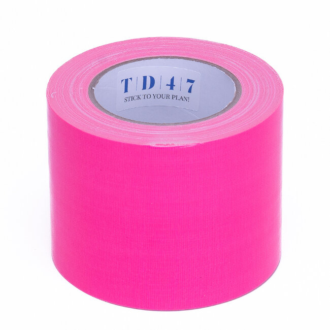 TD47 Gaffa Tape 100mm x 25m Fluor Roze