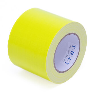 TD47 Products® TD47 Gaffa Tape 100mm x 25m Fluor Geel