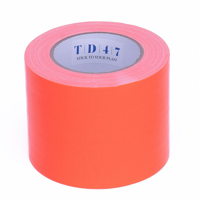 TD47 Gaffa Tape 100mm x 25m Fluorescent Orange