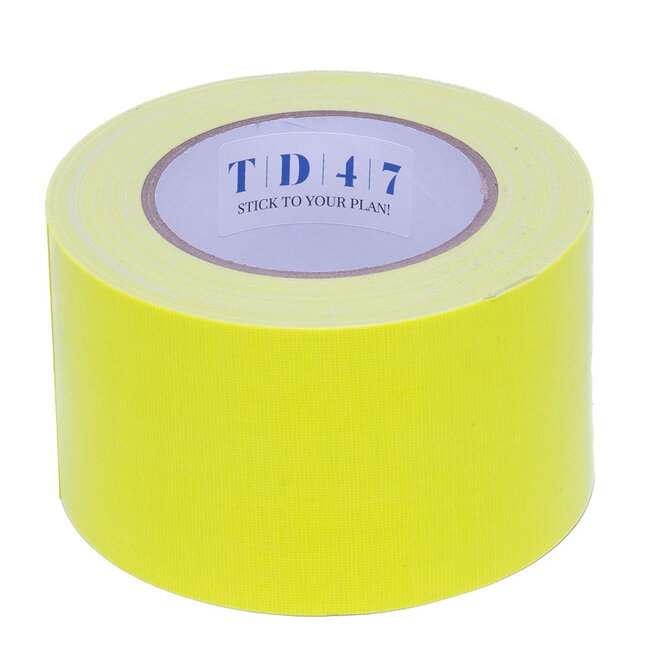 TD47 Gaffa Tape 75mm x 25m Fluor Gelb