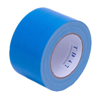 TD47 Products® TD47 Gaffa Tape 75mm x 25m Fluor Blauw