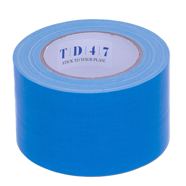 TD47 Gaffa Tape 75mm x 25m Fluor Blau