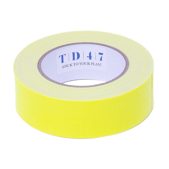 TD47 Gaffa Tape 38mm x 25m Fluor Geel