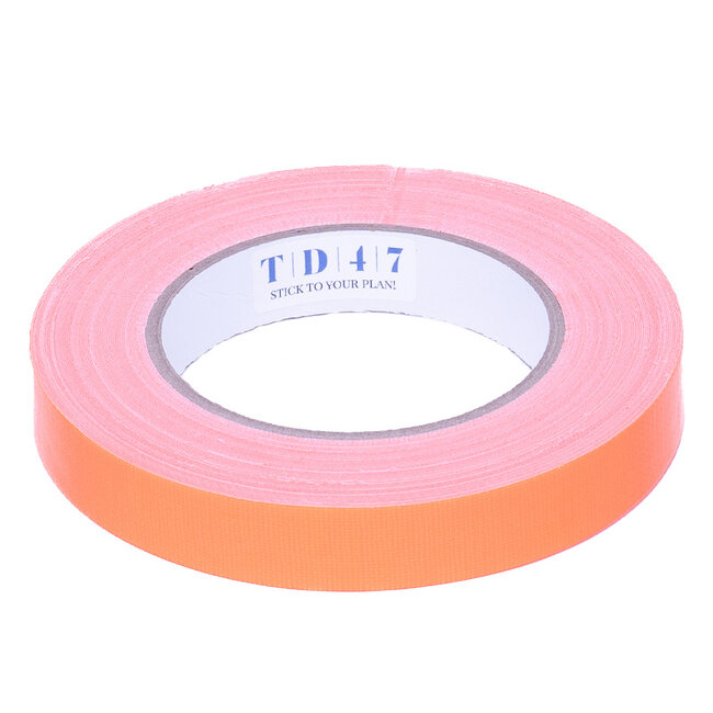 TD47 Gaffa Tape 19mm x 25m Fluorescent Orange