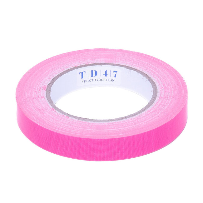 TD47 Gaffa Tape 19mm x 25m Fluor Rosa