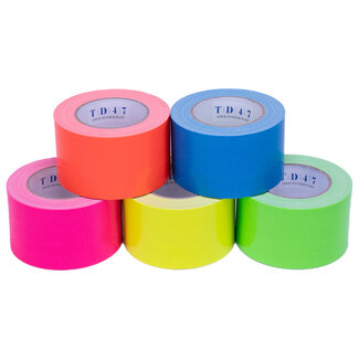 TD47 Products® TD47 Gaffa Tape Fluor Deal (5 rollen / 75mm)