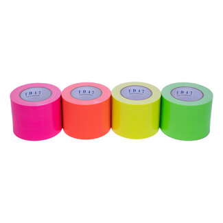 TD47 Products® TD47 Gaffa Tape Fluor Deal (4 rollen / 100mm)