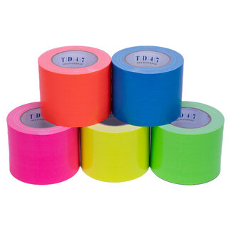 TD47 Products® TD47 Gaffa Tape Fluor Deal (5 rollen / 100mm)