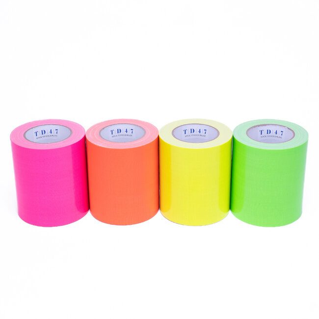 TD47 Gaffa Tape Fluor Deal (4 rollen / 150mm)