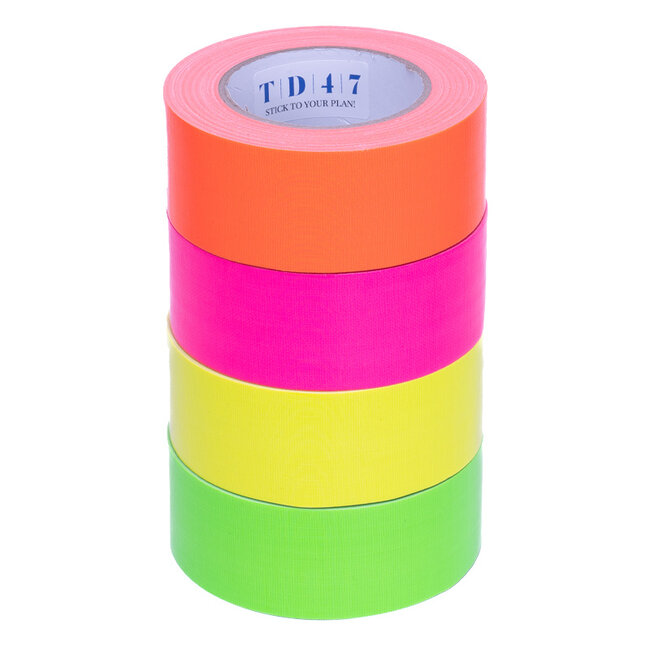 TD47 Gaffa Tape Fluor Deal (4 rolls / 50mm)