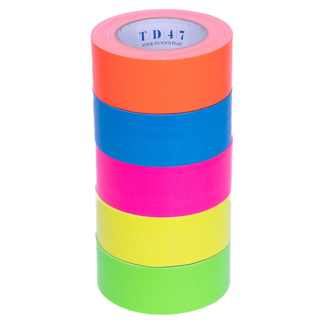 TD47 Gaffa Tape Fluor Deal (5 rouleaux / 50mm)