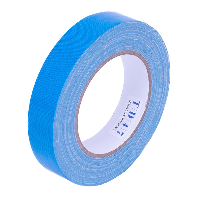 TD47 Gaffa Tape 25mm x 25m Fluor Bleu