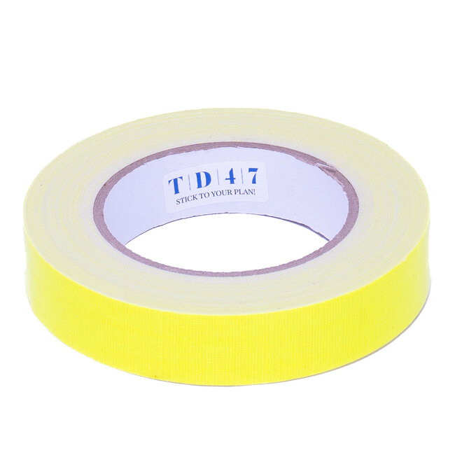 TD47 Gaffa Tape 25mm x 25m Neongelb