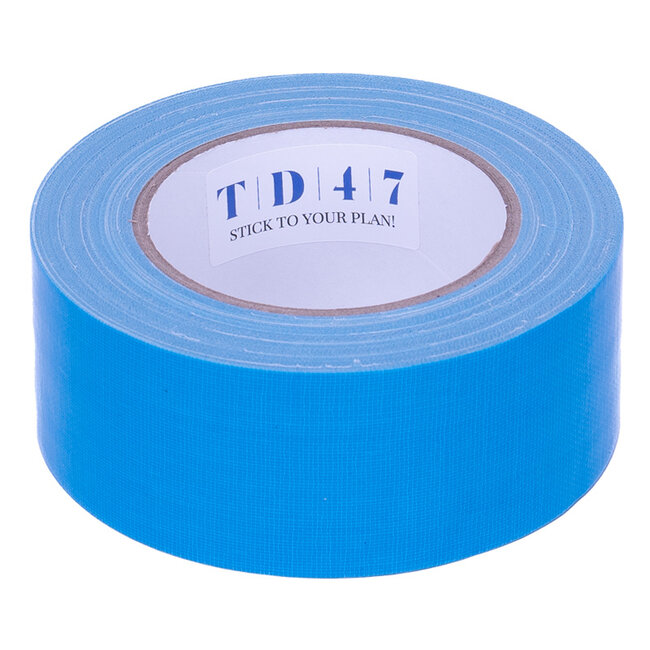 TD47 Gaffa Tape 50mm x 25m Fluor Blauw