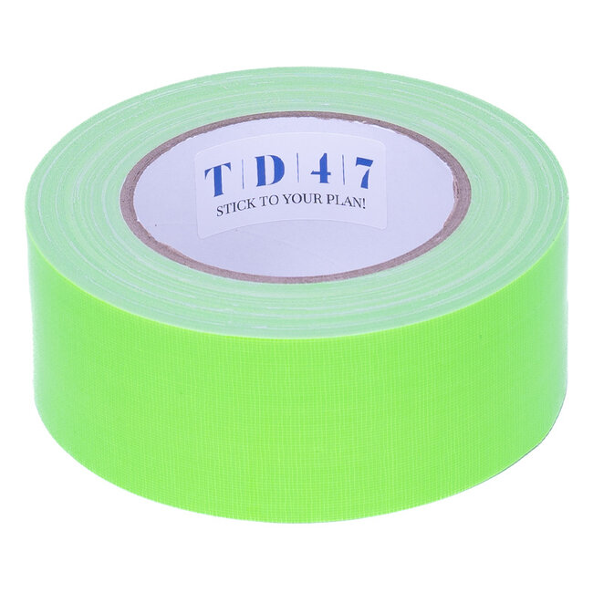 TD47 Gaffa Ruban de 50mm x 25m Vert fluor
