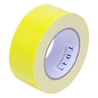 TD47 Products® TD47 Gaffa Tape 50mm x 25m Fluorine jaune