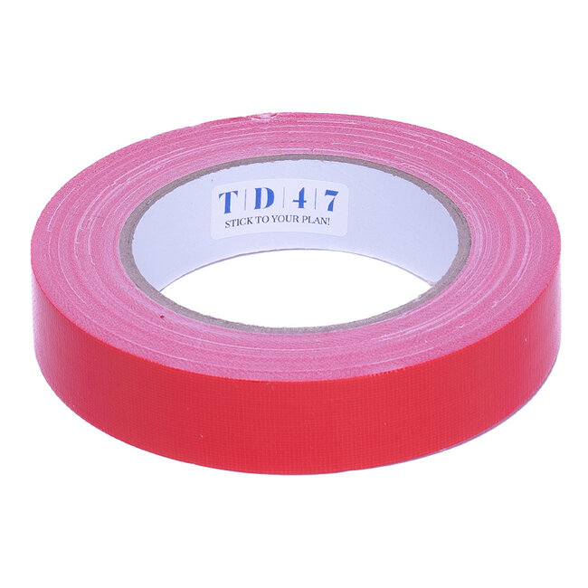 TD47 Gaffa Tape 25mm x 25m Rood