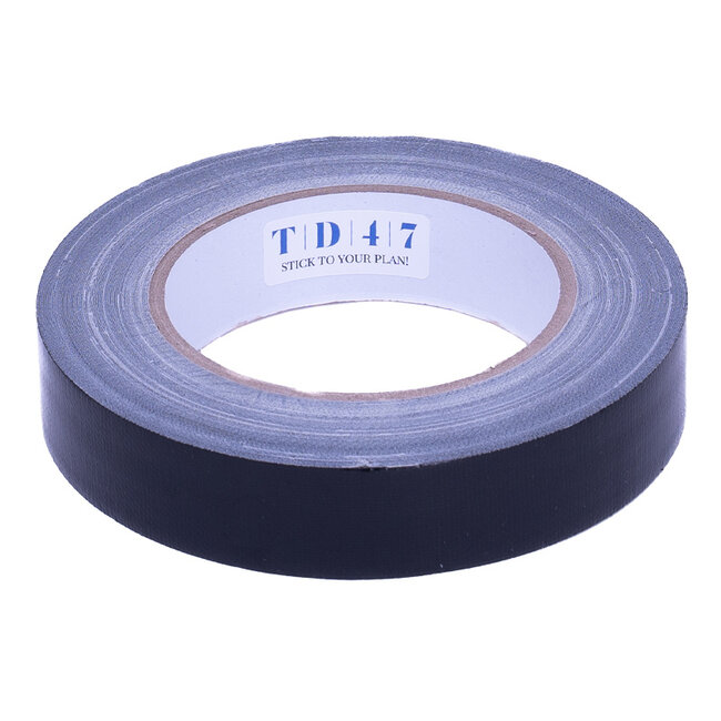 TD47 Gaffa Tape 25mm x 25m Black