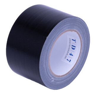 TD47 Products® TD47 Gaffa Tape 75mm x 25m Schwarz