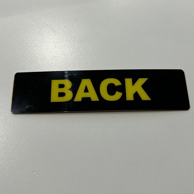 TD47 Flight Case-Tour-Aufkleber - BACK