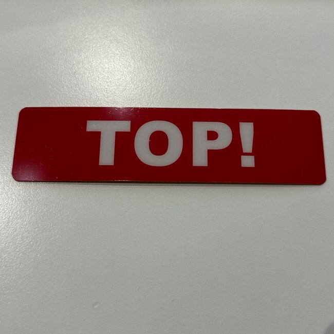 TD47 Flight Case-Tour-Aufkleber - Top!