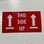 TD47 Étiquette de la tournée Flightcase - This Side Up!